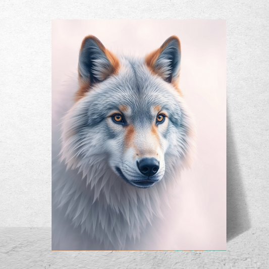 White Wolf A4 Print