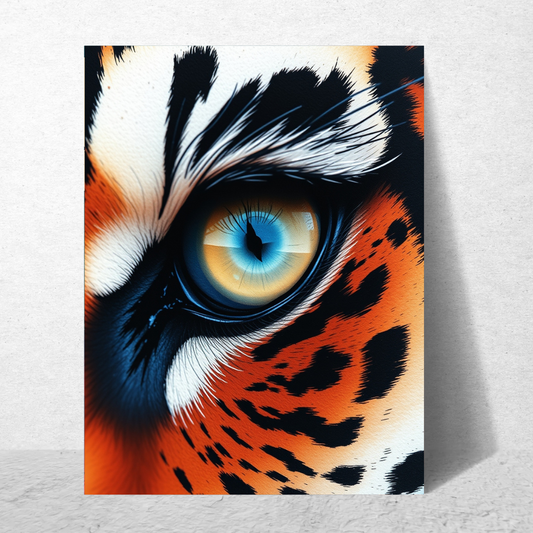 Tiger Marcro A4 Print
