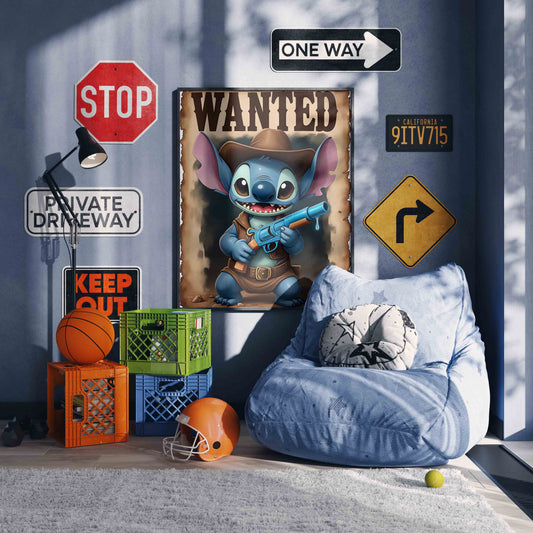 Stitch Wild West Wanted