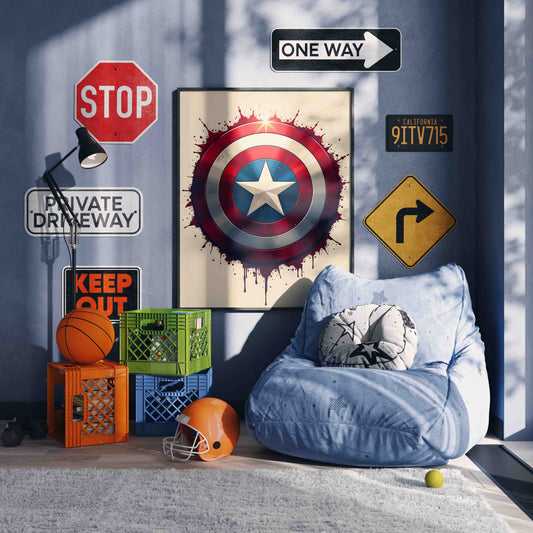 Captain America Print